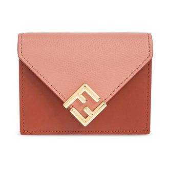 Fendi FF Diamonds Mini Trifold Wallet - female - Fendi - Wallets & Cardholders - Pink - ONE SIZE - Accessories