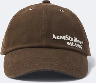 Acne Studios Logo embroidered baseball cap
