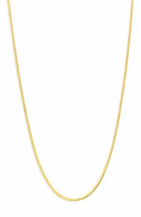 Argento Vivo Snake Chain Necklace in Gold at Nordstrom