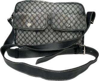 Celine Pre-owned Canvas Crossbody Tas - Dames - Vintage Schoudertas - Zwart - ONE Size - Vintage