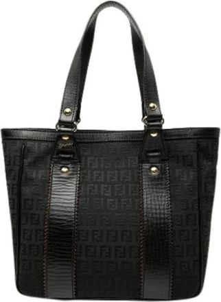 Fendi Pre-owned Tote Bags, female, Black, Size: ONE SIZE Pre-owned Vintage Tote Bag