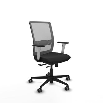 Piqueras y Crespo Silla De Oficina Piqueras Y Crespo Haches Blanco Espuma Alta Densidad