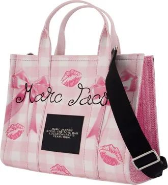 Marc Jacobs Womens The Medium Tote - Marc Jacobs Cotton Pink Bags Totes-Shopping-Bags