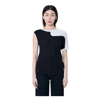 Kiko Kostadinov Round-neck Knitwear, female, Multicolor, Size: M Nomas Knit Top