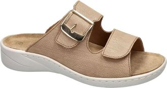Solidus Wellness Spezial - Dames - Sleehakken - Beige - 37 1/2 EU - Leer - Schoenen