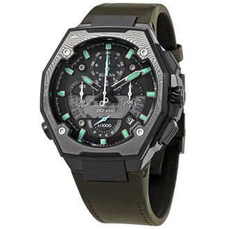 Bulova Precisionist X Special Edition Chronograph Quartz Black Dial Mens Watch 98B355