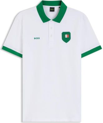 BOSS Paddy polo shirt with country flag