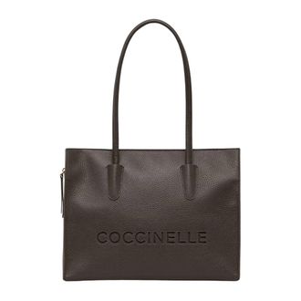 Coccinelle Shopper Bag - Dames - Shoppers - Bruin - ONE Size - Leer - Tassen