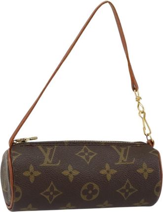 Louis Vuitton Papillon Pochette Monogram Canvas Brown Canvas Bag (Pre-Owned)