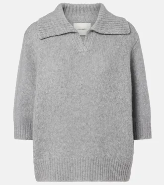 Lisa Yang Lailai cashmere and silk polo sweater