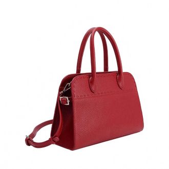 Melie Bianco Womens Marlo Vegan Leather Crossbody Bag In Red