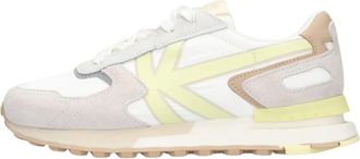 Kaotiko Schoenen, Dames, Wit, 41 EU, Leer, Orbit Sneakers