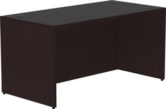 Lorell Essentials Series Rectangular Desk Shell - 60 x 3029.5 Desk Shell, 1 Top - Finish: Espresso
