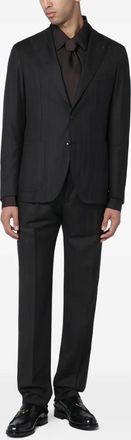 Tagliatore Montecarlo single-breasted suit - Brown