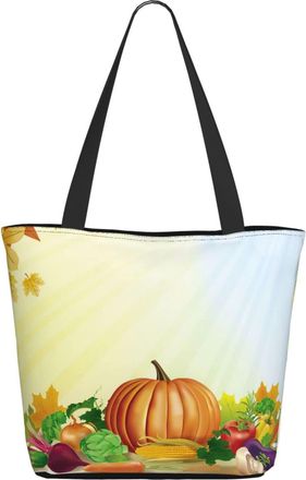 AOOEDM Happy Thanksgiving Day Ladies Shopping Bag 13x11x7in.The Perfect ValentineS Day Gift.It Is The Best ValentineS Day Gift For Mom, Daughter, Wife,Etc
