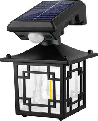 OEM Faroles Solares De Pared Para Exteriores Impermeables, 200 L&uacute;menes, L&aacute;mpara De Exterior Superbrillante Con Sensor De Movimiento