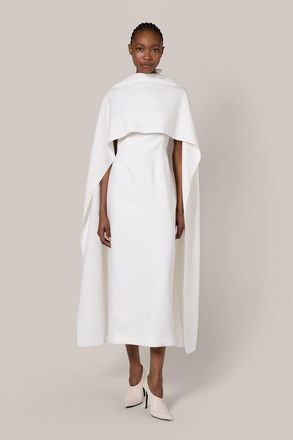 Roksanda Ilincic Elina Crepe Bridal Dress in Ivory at Nordstrom, Size 10