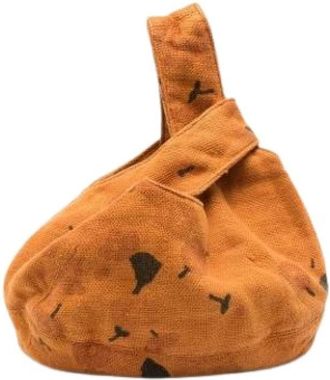 Marni Pre-owned Silk handbags - Dames - Vintage Mini Tas - Oranje - ONE Size - Vintage
