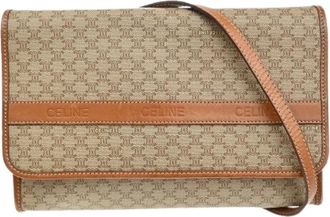 Celine Pre-owned Cross Body Bags, female, Beige, Size: ONE SIZE Pre-owned Plastic Cross Body Bag
