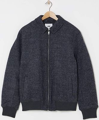 Jacamo Wool Boucle Varsity Bomber