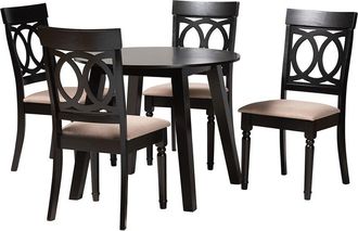 Baxton Studio Charlotte Modern 5Pc Dining Set