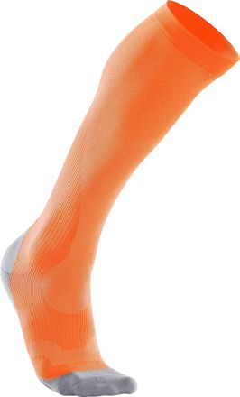 2XU Womens Compression Performance Run Sock In Orange