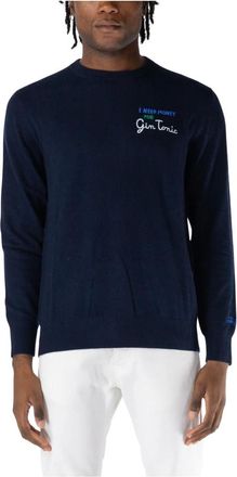 MC2 Saint Barth Heren, Truien, Blauw, Maat: 2XL Wol