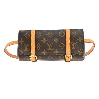 Louis Vuitton Marelle Waist Monogram Canvas Brown Canvas Handbag (Pre-Owned)