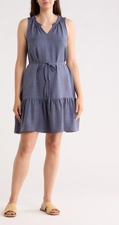 Beach Lunch Lounge Zendaya Drawstring Dress in Tweed Blue at Nordstrom Rack, Size X-Small
