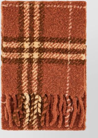 Burberry embroidered alpaca scarf