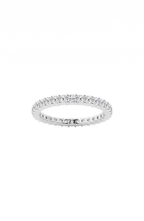 Badgley Mischka Round Cut Lab Created Diamond Infinity Ring - 1.0 ctw. in Platinum at Nordstrom, Size 6