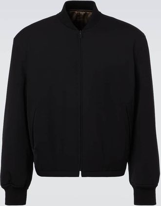 The Row Fenn reversible wool bomber jacket