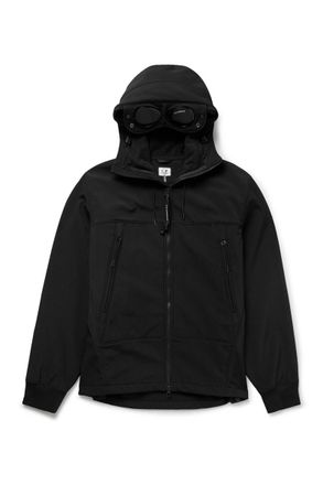 C.P. Company Goggle Logo-Appliquéd C.P. Shell-R Hooded Jacket