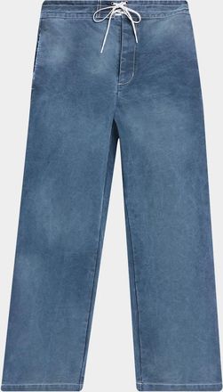 Nahmias Sun-Faded Cotton Straight-Leg Trousers