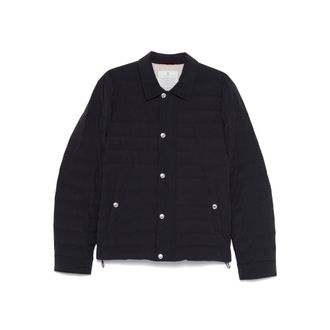 Brunello Cucinelli Quilted Snap-fit Fastening Jacket