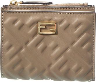 Fendi Fendi Slim Baguette Ff Leather Wallet