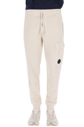 C.P. Company Cream Pure Cotton Sweatpants