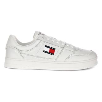 Tommy Jeans White Leather Trainers for Men