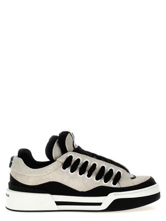 Dolce & Gabbana Bicolor Leather Athletic Mens Sneakers