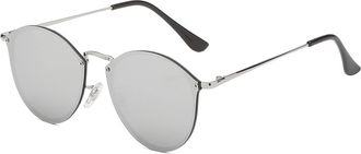 Generic Round Metal Mens and For Womens Sunglasses, Outdoor Vacation Beach Glasses (Color : E, Size : Medium)