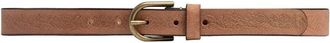 Depeche Elegant Nature Leren Jeans Riem - Dames - Riemen - Bruin - 95 CM - Leer - Accessoires