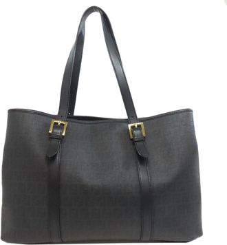 Fendi Zucchino Black Zucchino Tote Bag (Pre-Owned)