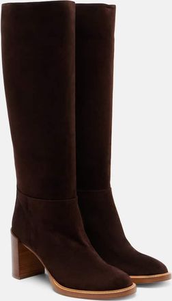 Gabriela Hearst Bocca suede knee-high boots