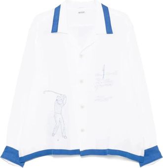 Bode Hombre, Camisas, Blanco, Talla: M