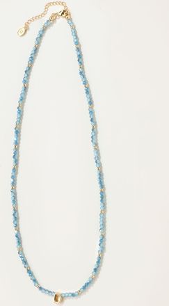 Fat Face FatFace Alphabet Beaded Necklace in Blue