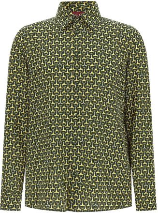 Gucci Horsebit-print shirt - Yellow