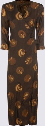 Uma Wang Brown Viscose Dress