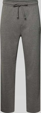 GAP Sweatpants mit elastischem Bund und Logo in Mittelgrau Melange, Gr&ouml;&szlig;e XXL