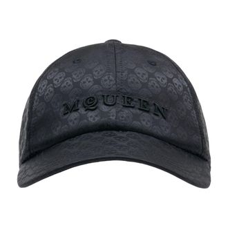 Alexander McQueen Mens 8386324419q1000 Baseball Cap Black Synthetic