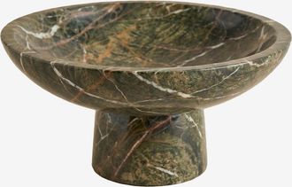 Sklum Cuenco Decorativo Redondo &Oslash;25 Cm En M&aacute;rmol Korinza Sklum